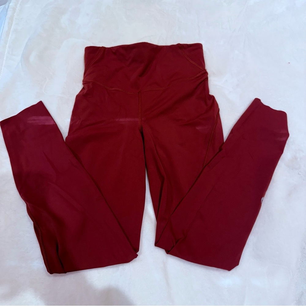 lululemon athletica Red Leggings